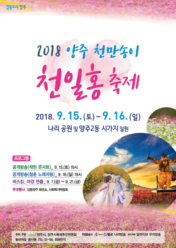 ▲ 천일홍-축제-포스터