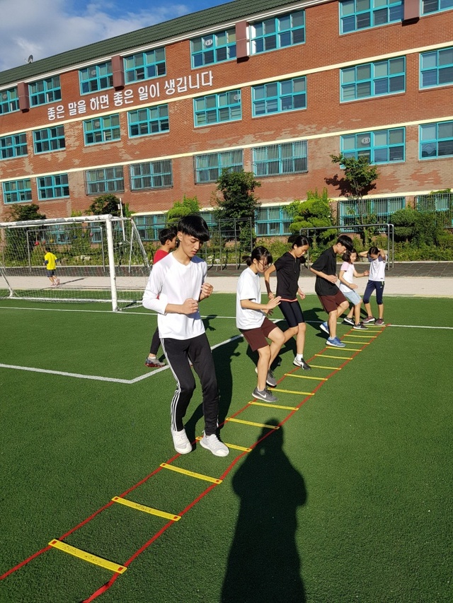 ▲ 과천시청 직장육상부, 초중고 엘리트 학교육상부 대상 재능기부