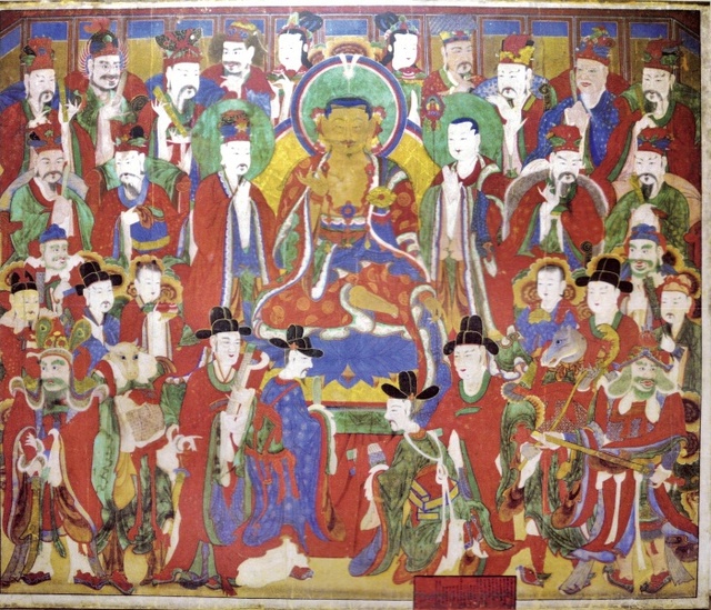 ▲ 문화예술과-경기도유형문화재 제333호로 지정된 성남 약사사 '지장시왕도'