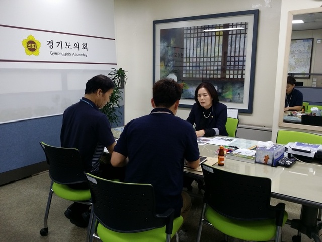 ▲ 180921_권정선 의원_부천5_정명고 후문 통학로 조성논의
