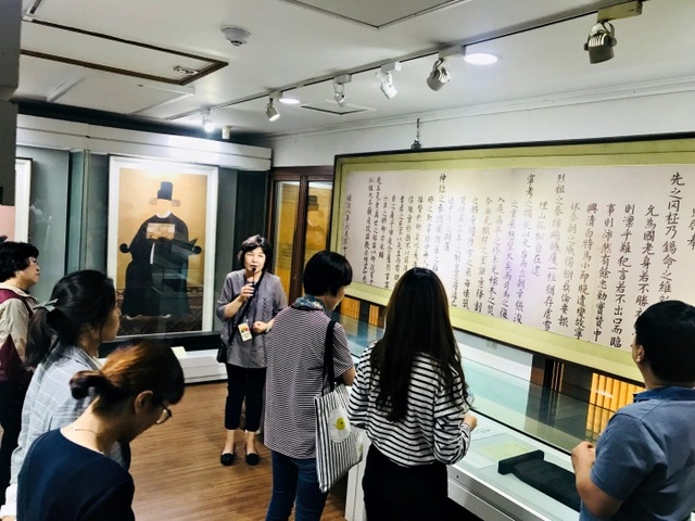 ▲ 군포의왕교육청 청렴유적지 탐방 박물관 투어