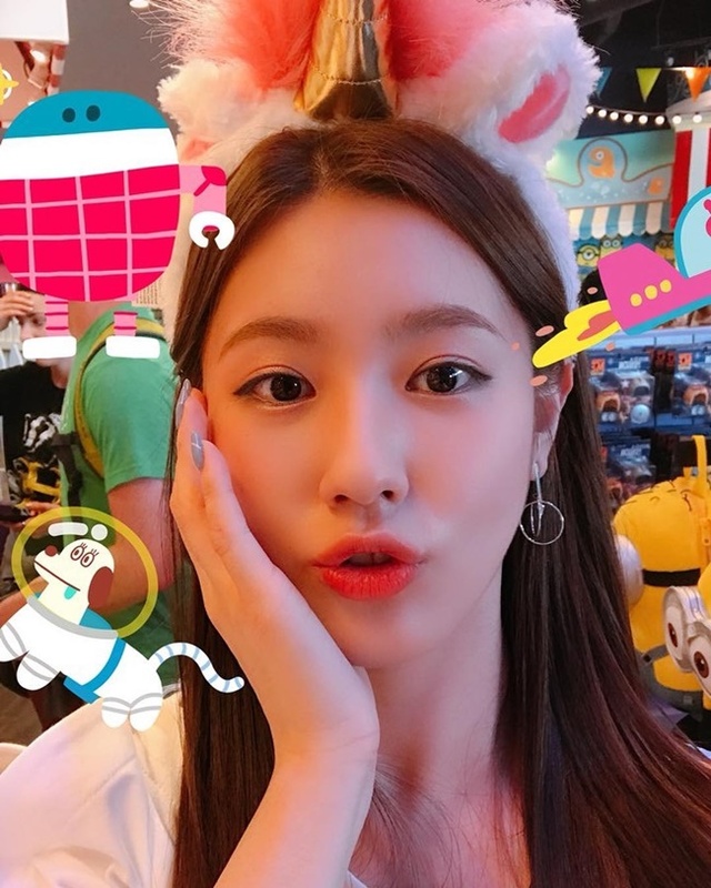 ▲ 여자아이들 미연. 공식 SNS