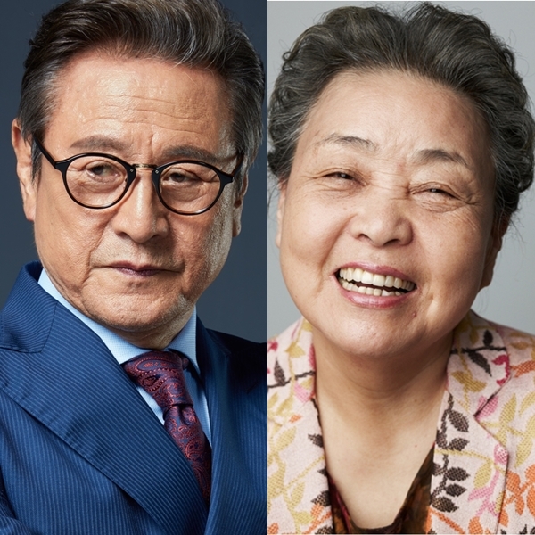 ▲ 배우 박근형(왼쪽) 강부자.  더 마스터