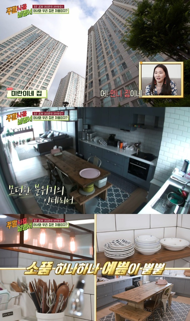 ▲ '주말 사용 설명서'에서 라미란의 집과 함께 요리 실력이 공개됐다. 방송 캡처