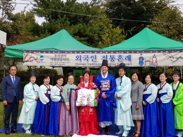 ▲ 평택시, 외국인 전통혼례 개최