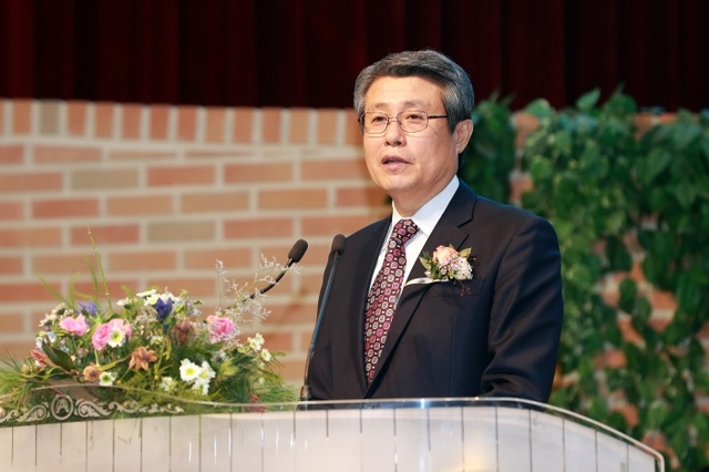 ▲ [사진] 김성익 총장 기념사 (2)