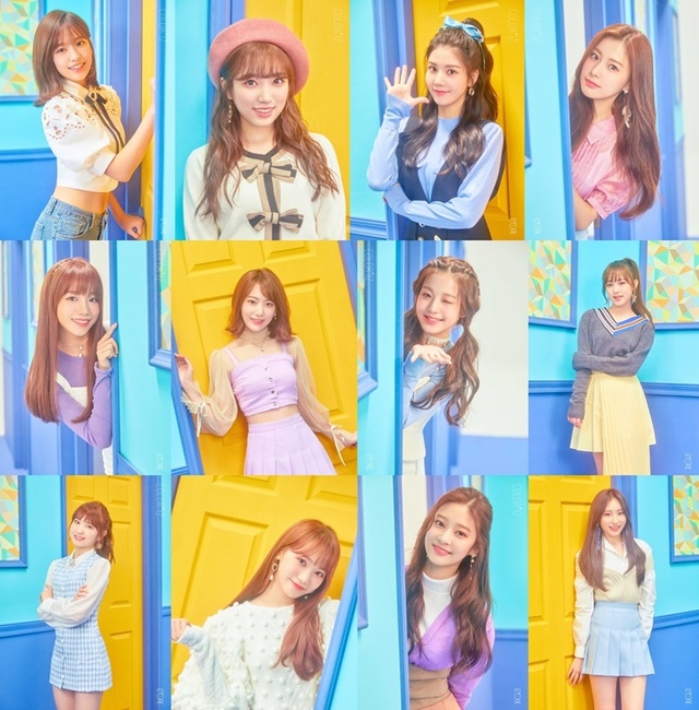 ▲ 아이즈원 데뷔 앨범 '컬러라이즈' 오피셜 포토 조합. 아이즈원 공식 SNS