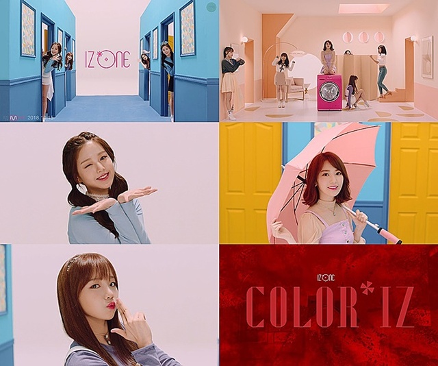 ▲ 걸그룹 아이즈원 데뷔 콘셉트 트레일러 영상 이미지.