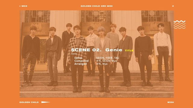 ▲ 골든차일드 세 번째 미니앨범 '위시' 커버 이미지. 울림엔터테인먼트