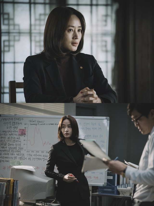 ▲ '국가부도의 날'에서 김혜수가 국가 부도의 위기를 막기 위해 고군분투하는 한국은행의 경제 전문가로 돌아올 예정이다. CJ엔터테인먼트