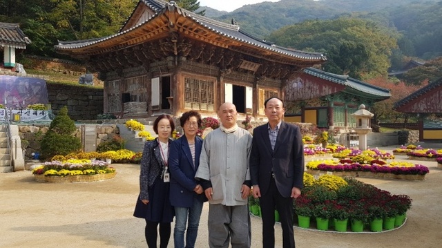 ▲ 3-1. 파주 보광사, 송내동 지역사회보장협의체와 취약계층을 위한 MOU 체결 약속