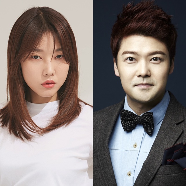 ▲ 공개 연애 중인 모델 한혜진과 방송인 전현무 양측이 결혼설을 부인했다. 에스팀엔터테인먼트(왼쪽), SM C&C