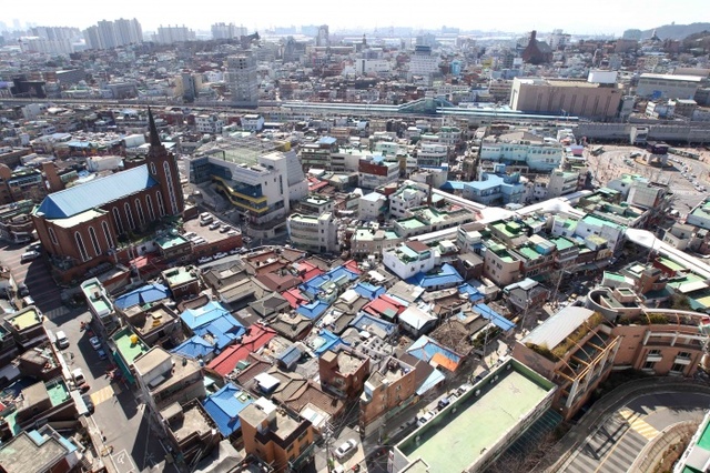 ▲ 인천 동구 원도심 전경. 사진=동구제공..