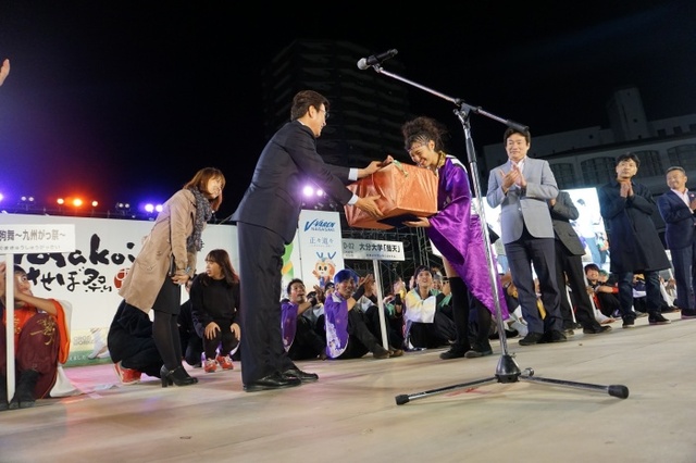 ▲ 사세보시 요사코이 축제 축하방문(7)