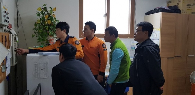 ▲ 소방서, 수능 점검