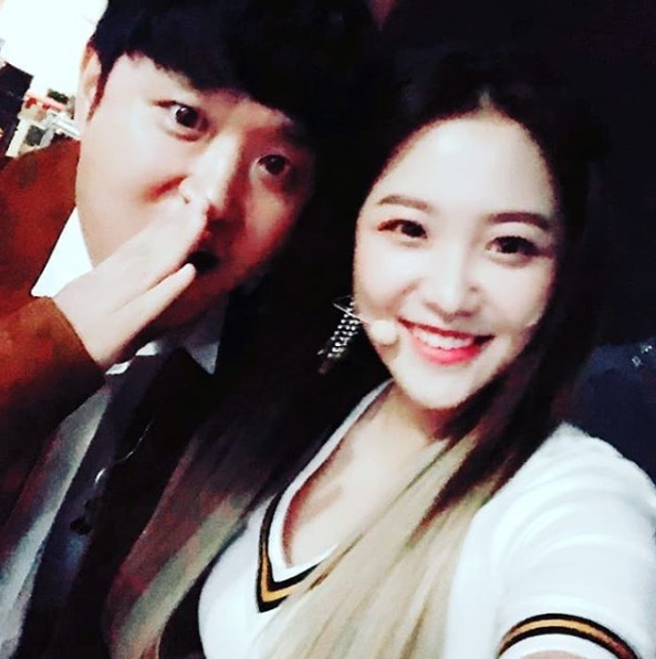 ▲ 바이브 류재현(왼쪽)과 레드벨벳 예리. 윤민수 인스타그램