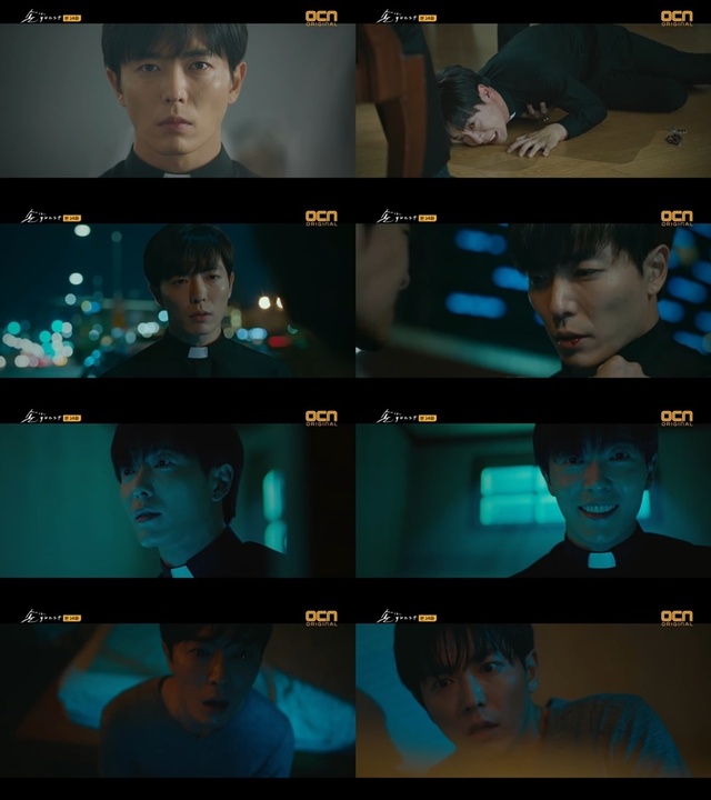▲ 배우 김재욱의 열연이 '손 the guest'의 완성도를 더욱 높이고 있다. 방송 캡처