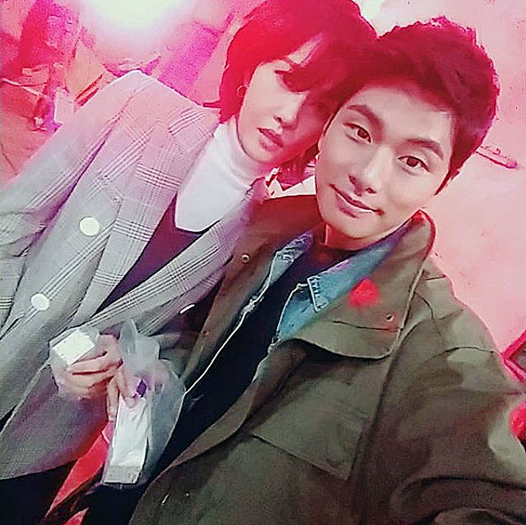 ▲ 배우 김선아(왼쪽)와 이이경. 이이경 인스타그램