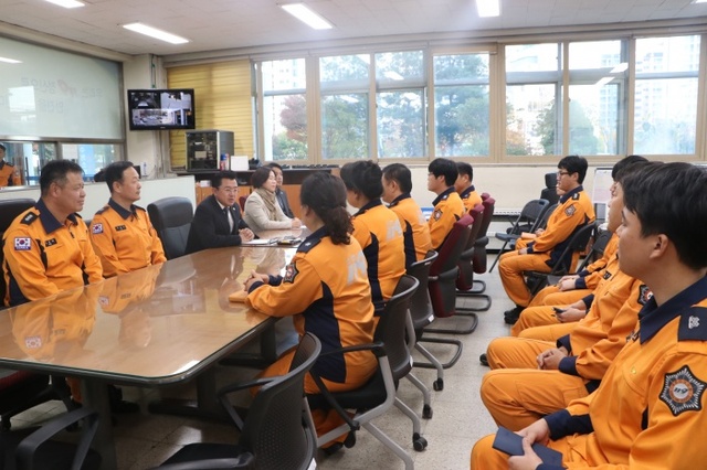 ▲ 정자센터 직원 간담회