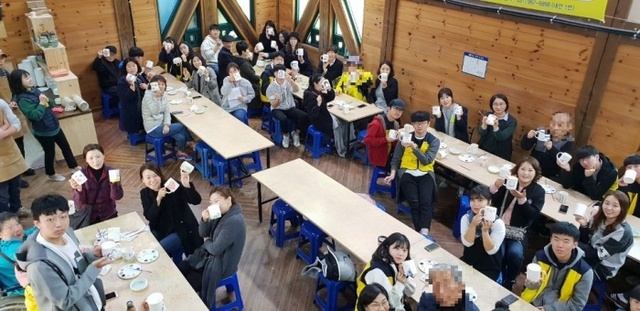 ▲ 송란가족봉사단