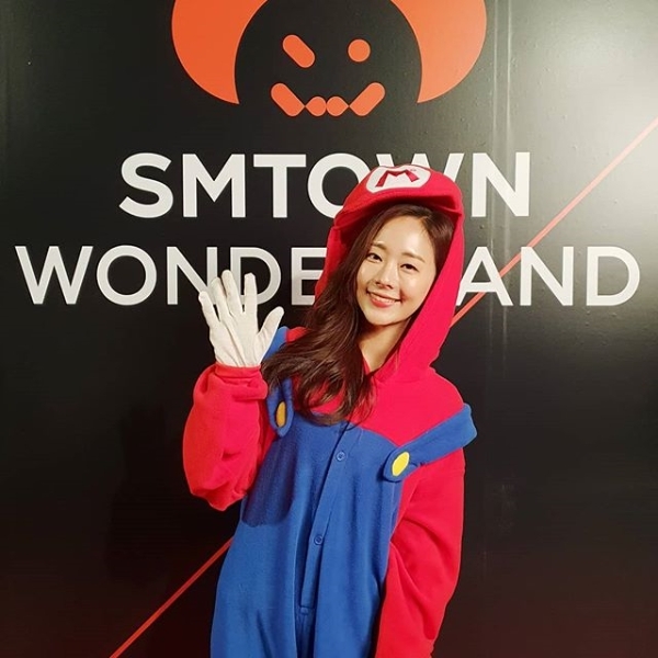 ▲ '하트시그널2'에 출연했던 오영주가 SM 할로윈 파티에 참석했다. SM엔터테인먼트 공식 인스타그램