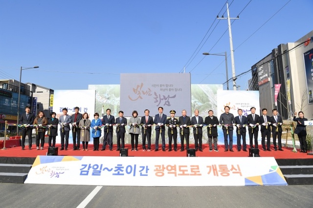 ▲ 김상호 시장, 공약사업 “감일~초이 관련 조기개통” 벌써 완성
