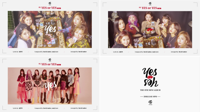 ▲ 트와이스 미니앨범 YES or YES_JYP엔터테인먼트