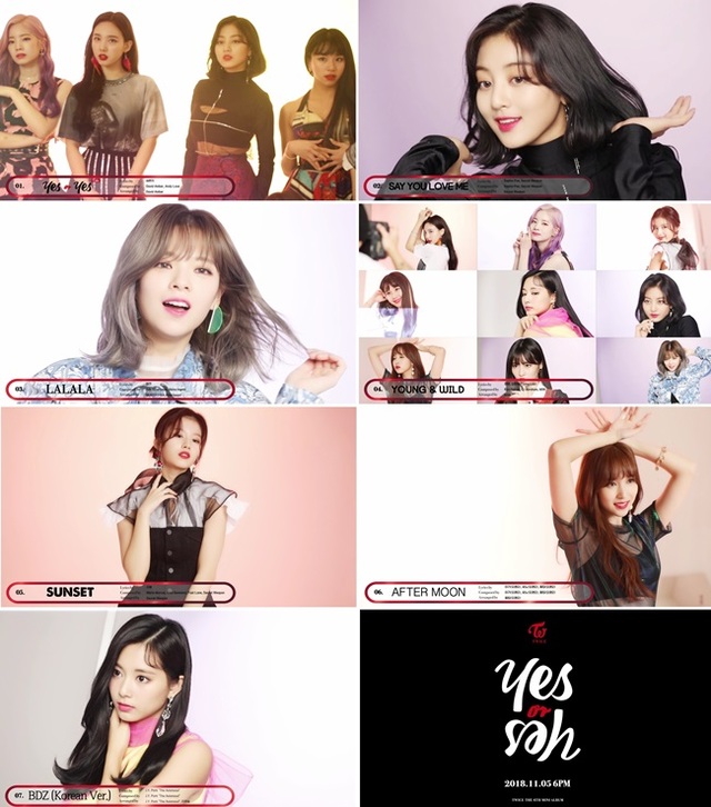 ▲ 트와이스 'YES or YES ALBUM PLAY' 영상 이미지. JYP엔터테인먼트