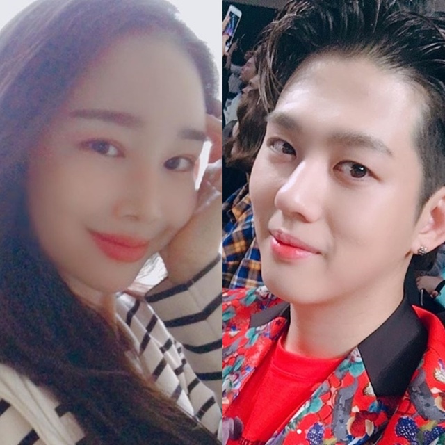 ▲ 이사강 감독(왼쪽), 빅플로의 멤버 론. 이사강 인스타그램, 론 인스타그램