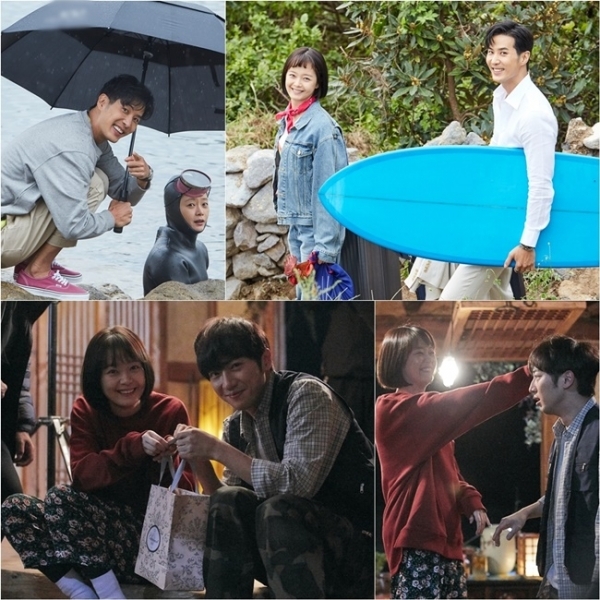 '톱스타 유백이' 촬영 비하인드 스틸. tvN