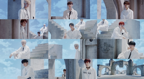 그룹 워너원 신곡 '봄바람' 티저 영상 공개. 스윙엔터테인먼트