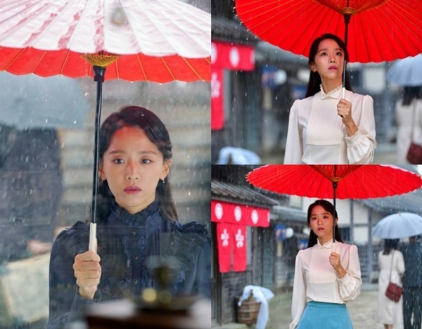 '사의찬미' 신혜선 현장 스틸. SBS