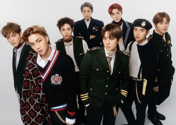 엑소 정규 5집 커버 이미지. SM엔터테인먼트