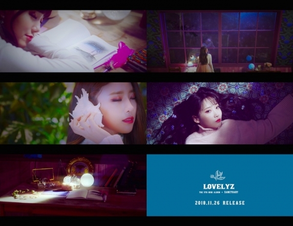 러블리즈 다섯 번째 미니앨범 '생츄어리(SANCTUARY)' 뮤직비디오 티저 영상 이미지. 울림엔터테인먼트