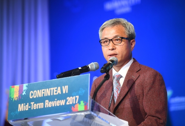 ▲ 세계성인교육회의 중간회의 개막
