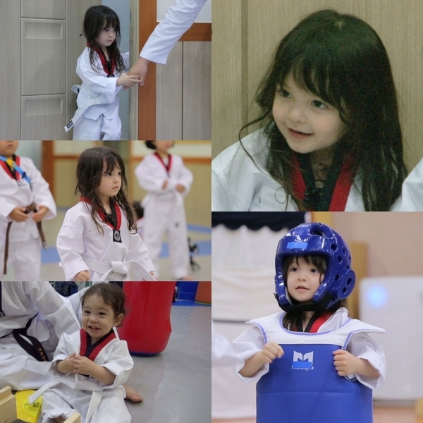 '슈퍼맨이 돌아왔다' 나은이가 태권소녀로 변신한다. KBS 2TV