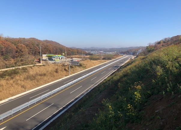 ▲ 개통구간 전경. 서울지방국토관리청 제공
