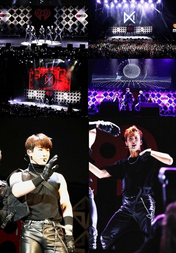 미국 샌프란시스코 빌 그레이엄 시빅 오디토리움(Bill Graham Civic Auditorium)에서 WILD 94.9 '징글볼'(JINGLE BALL) 샌프란시스코 공연에 참석한 몬스타엑스. 스타쉽엔터테인먼트