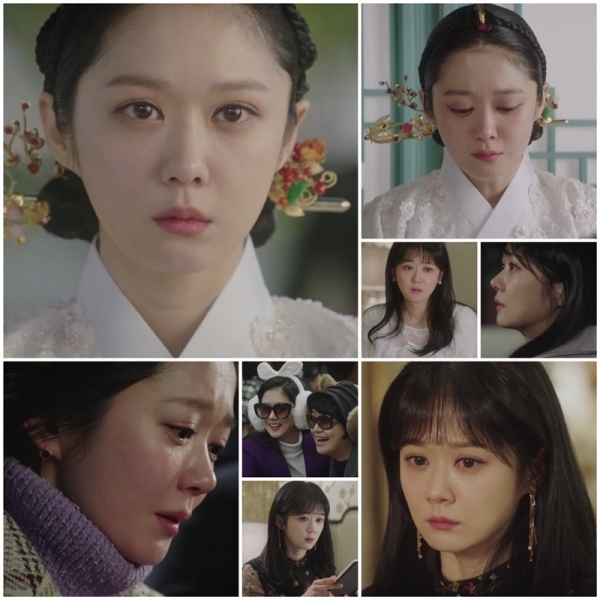 장나라가 '황후의 품격'에서 황제의 불륜 현장을 목격 한 후 배신감에 몸부림치는 연기를 실감나게 소화하며 앞으로의 '반격'을 예고했다. 방송 캡처