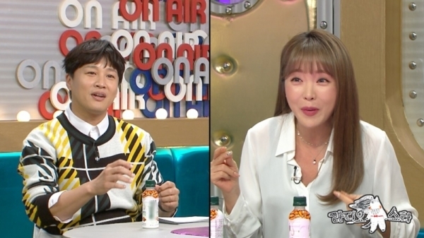 '라디오스타' 홍진영은 최근 언니가 '미우새' 방송 후 펑펑 운 것과 이틀 동안 3kg이 빠진 사실 등 후일담을 공개한다. MBC