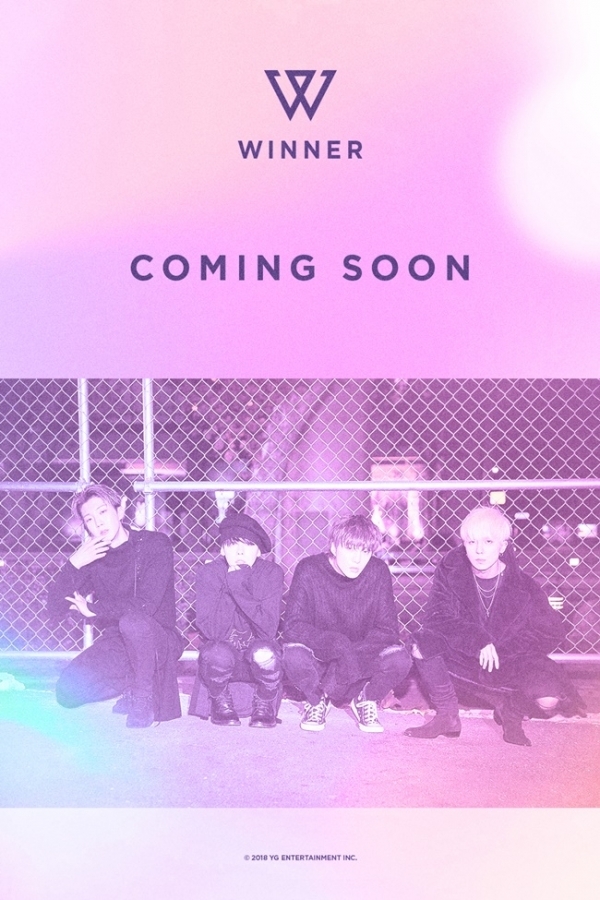 위너 'COMMING SOON' 포스터. YG엔터테인먼트