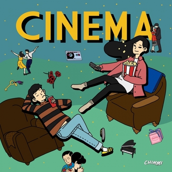혼성듀오 취미 첫 정규앨범 'CINEMA' 커버 이미지. 누플레이