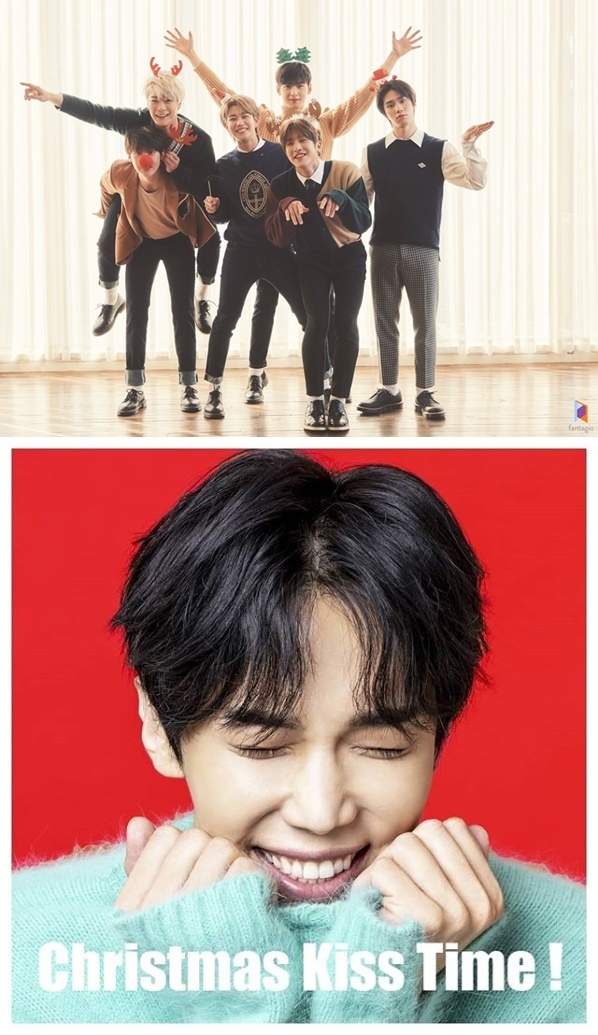 아스트로(위), 박정민 시즌 앨범. 판타지오(위), YG PLUS