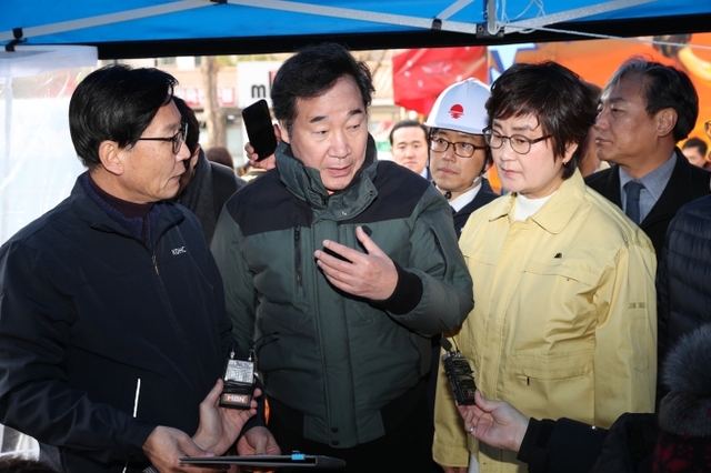 백석동 열수송관 파열사고 현장 방문