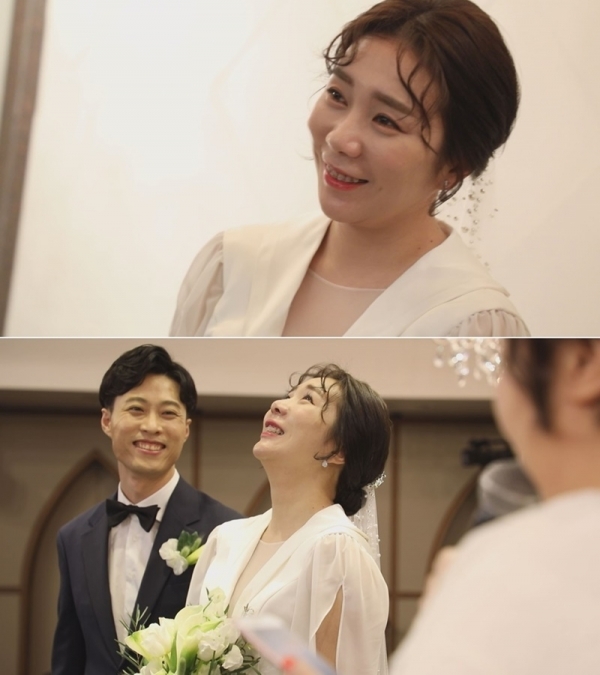 '한밤'에서는 같은 날 결혼하는 허안나 부부와 V.O.S 김경록 부부의 결혼식을 찾았다. SBS