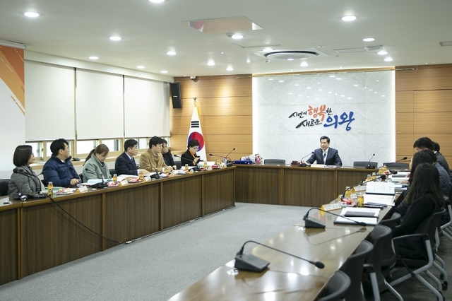 25일 시청 소회의실에서 2019년 제1차 생활보장위원회가 열렸다. 의왕시청