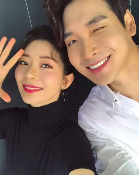 배우 정겨운(오른쪽) 아내 김우림. 정겨운 인스타그램