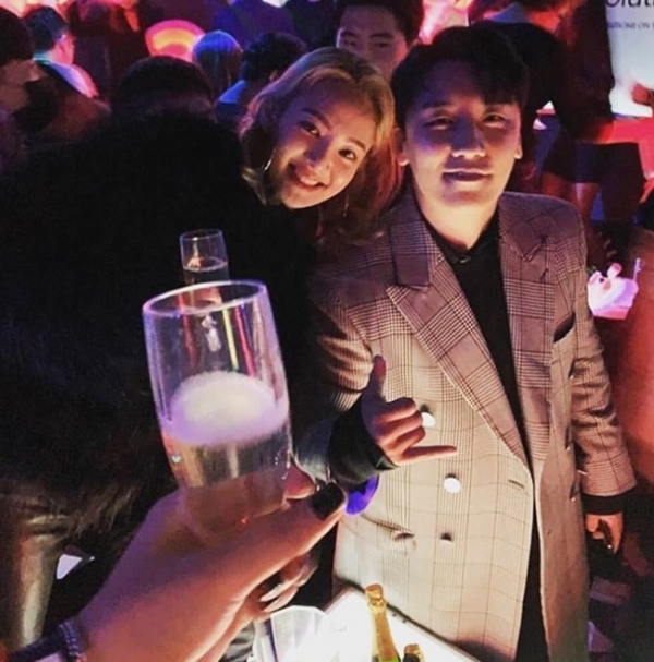 걸그룹 소녀시대 효연(왼쪽) 빅뱅 승리. 효연 인스타그램