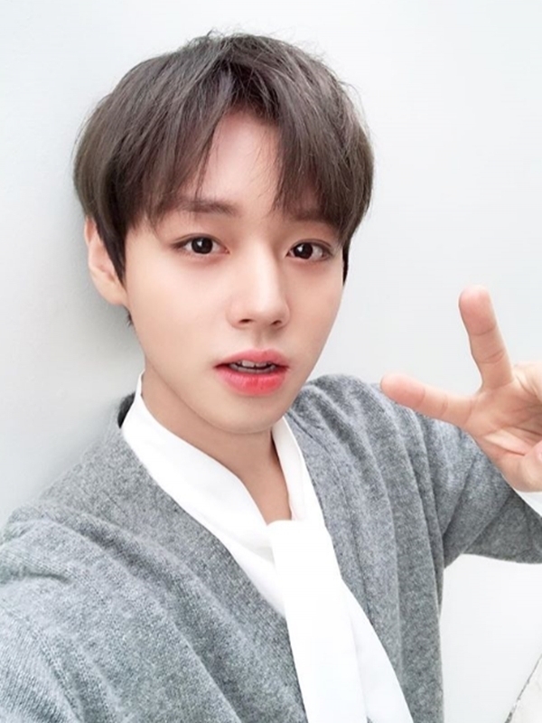 그룹 워너원 출신 박지훈. 인스타그램