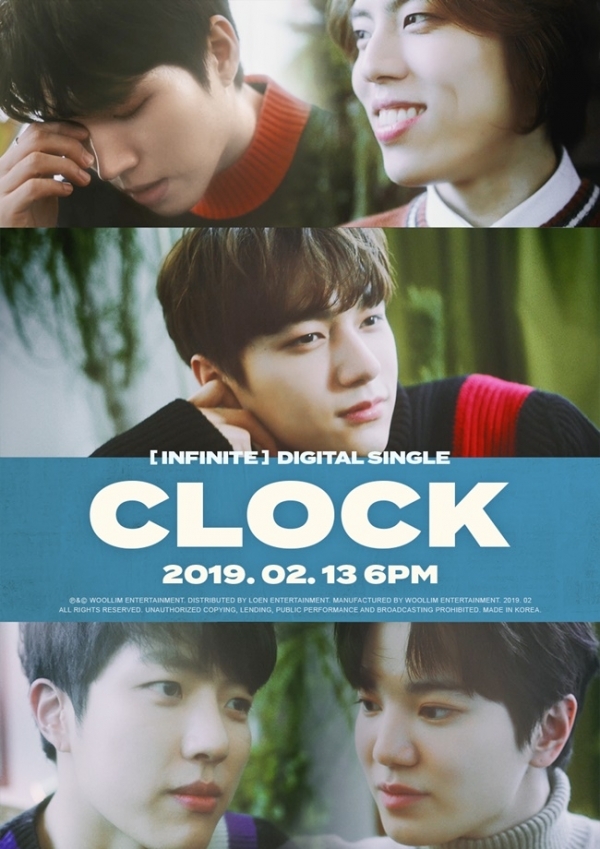 인피니트 '클락(CLOCK)' 포토 티저. 울림엔터테인먼트